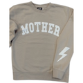 Mother II Pigment Dyed Crew Fleece Ivory